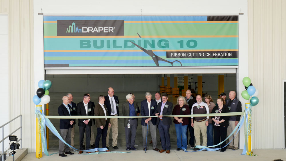 The Draper Building #10 ribbon cutting ceremony