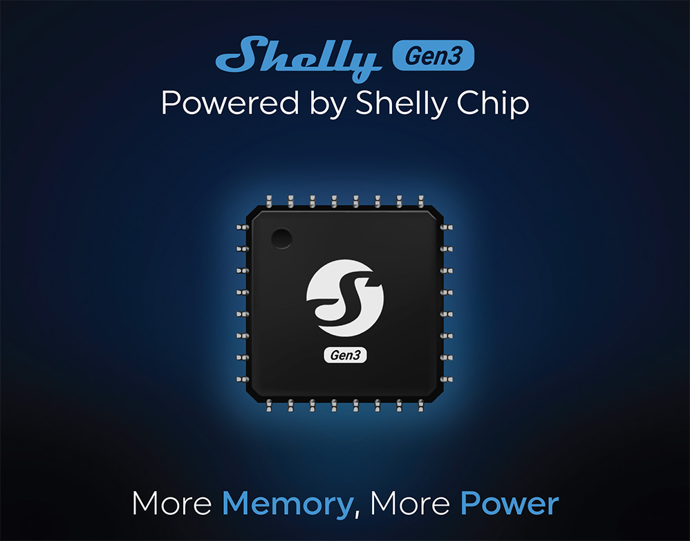 New Shelly chip powers Gen3 devices