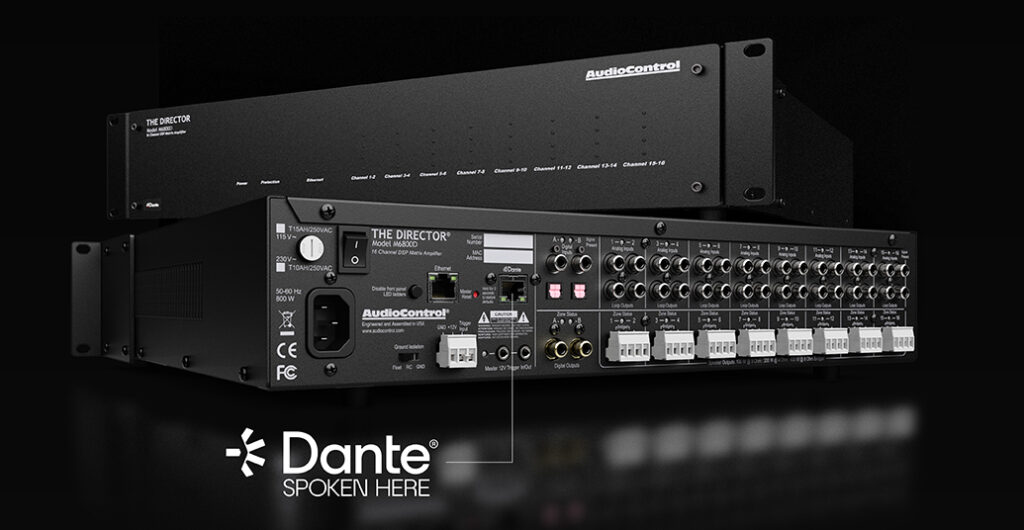 AudioControl M6800 Amp with Dante