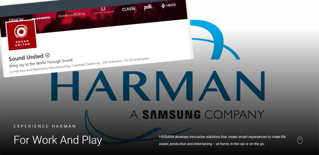 Sound United has been acquired by Harman