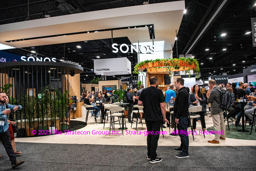 Sonos booth at CEDIA Expo 2025