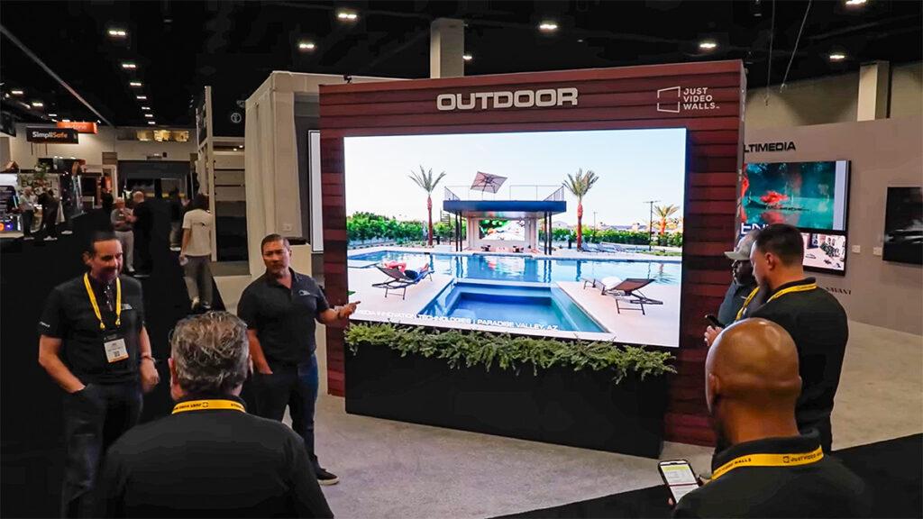Just Video Walls launched Outdoor walls at CEDIA Expo 2025
