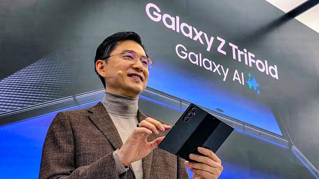 New Samsung Galaxy Z TriFold smartphone