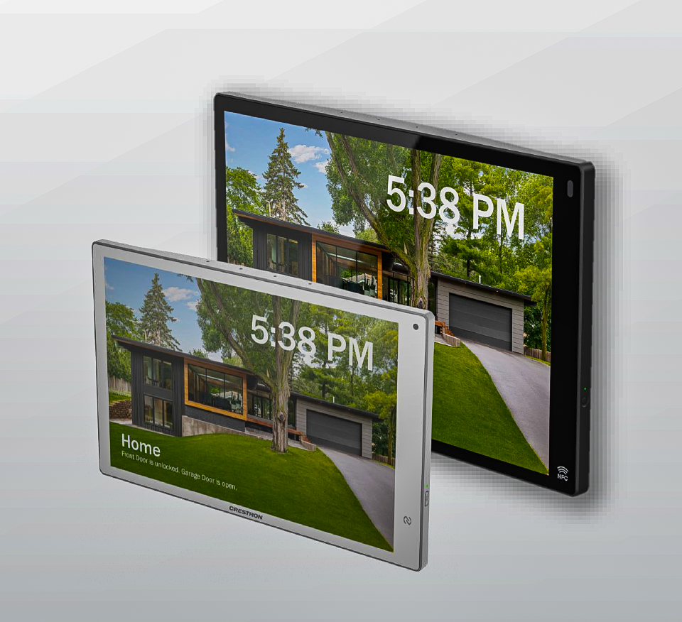 The Crestron Series 80 line comes in 8 inch and 10 inch sizes
