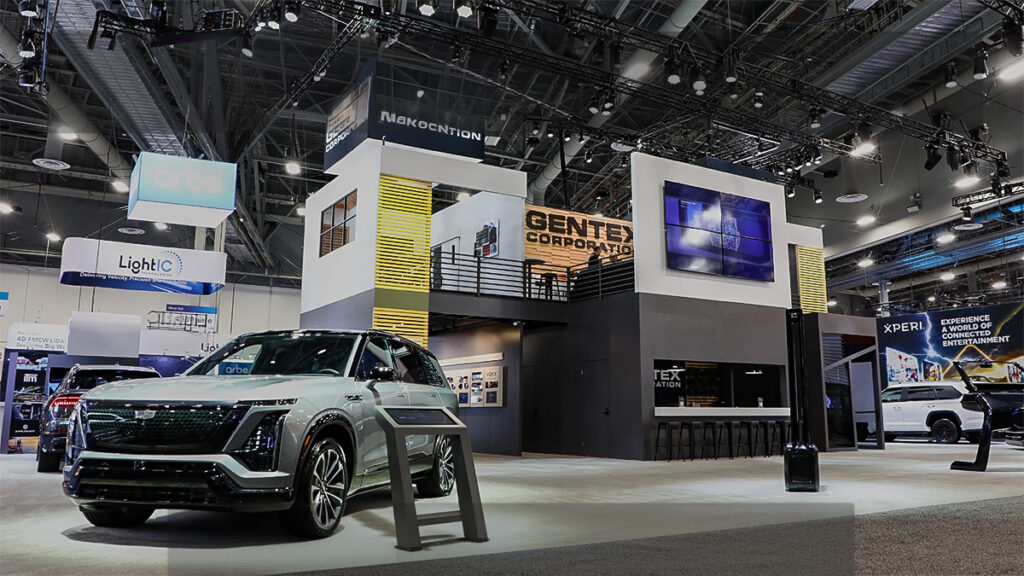 Gentex booth at CES 2026