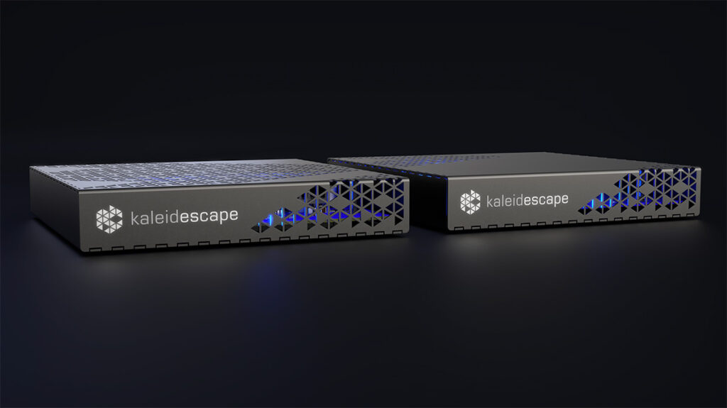 Picture of Kaleidescape Mini Terra Prime Movie Server and a Strato E Movie Player