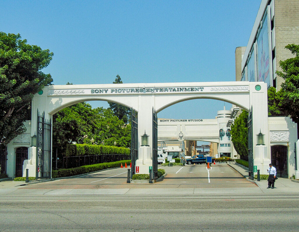 One entrance to Sony Pictures Entertainment