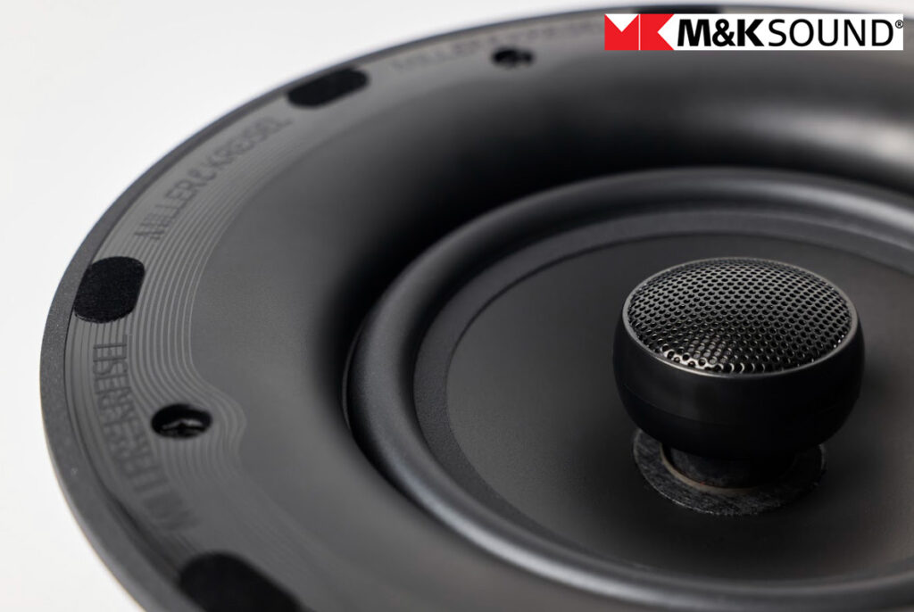 An M&K Sound in-ceiling speaker