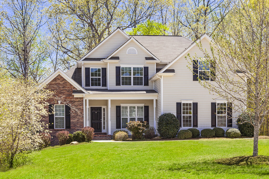 Newly constructed single-family home