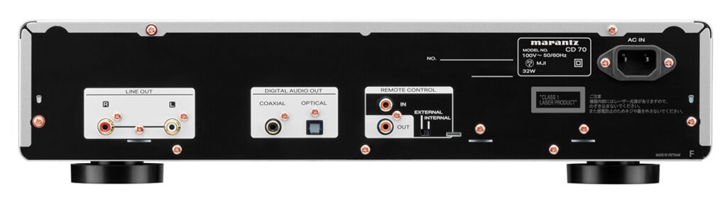 Marantz CD 70 back panel from Sound United