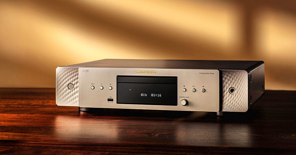 Marantz CD 70 in silver-gold finish