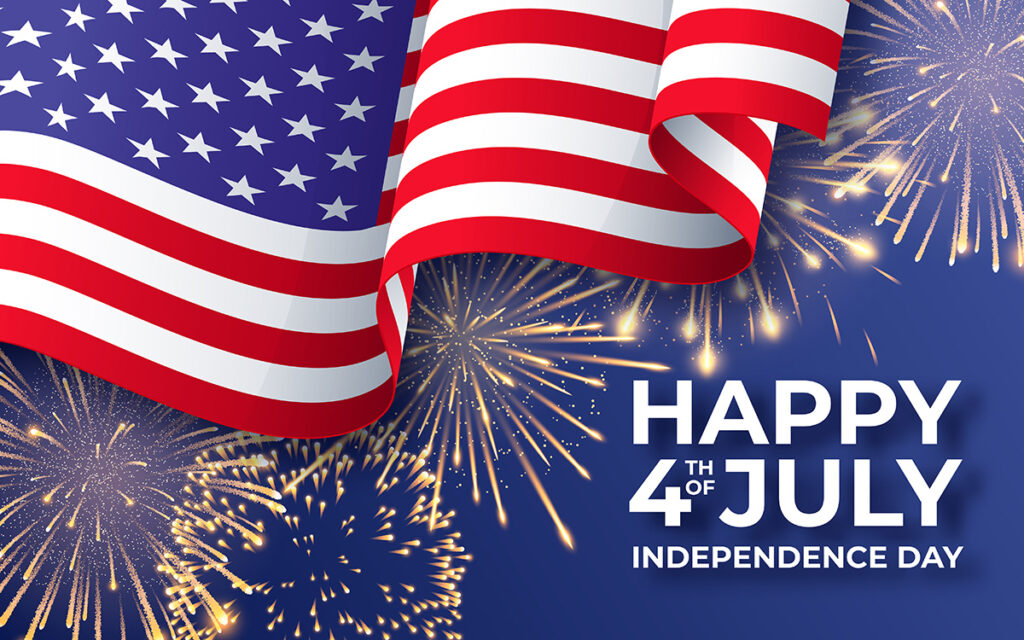 Happy 4th of July graphic