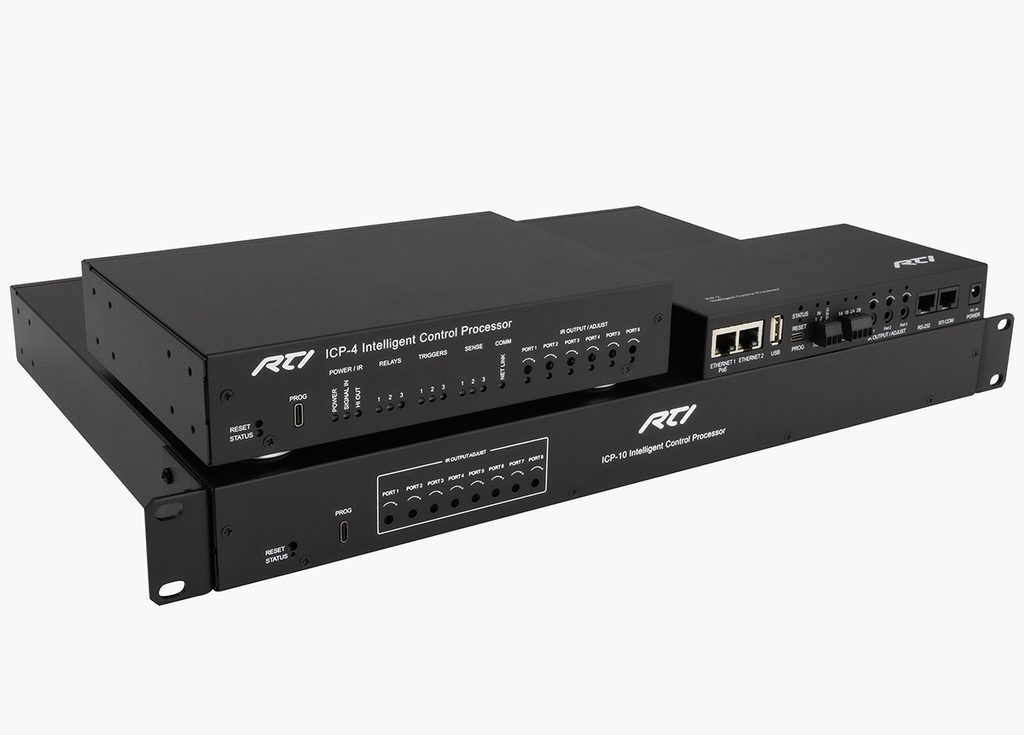 The all-new RTI Intelligent Control Processor lineup
